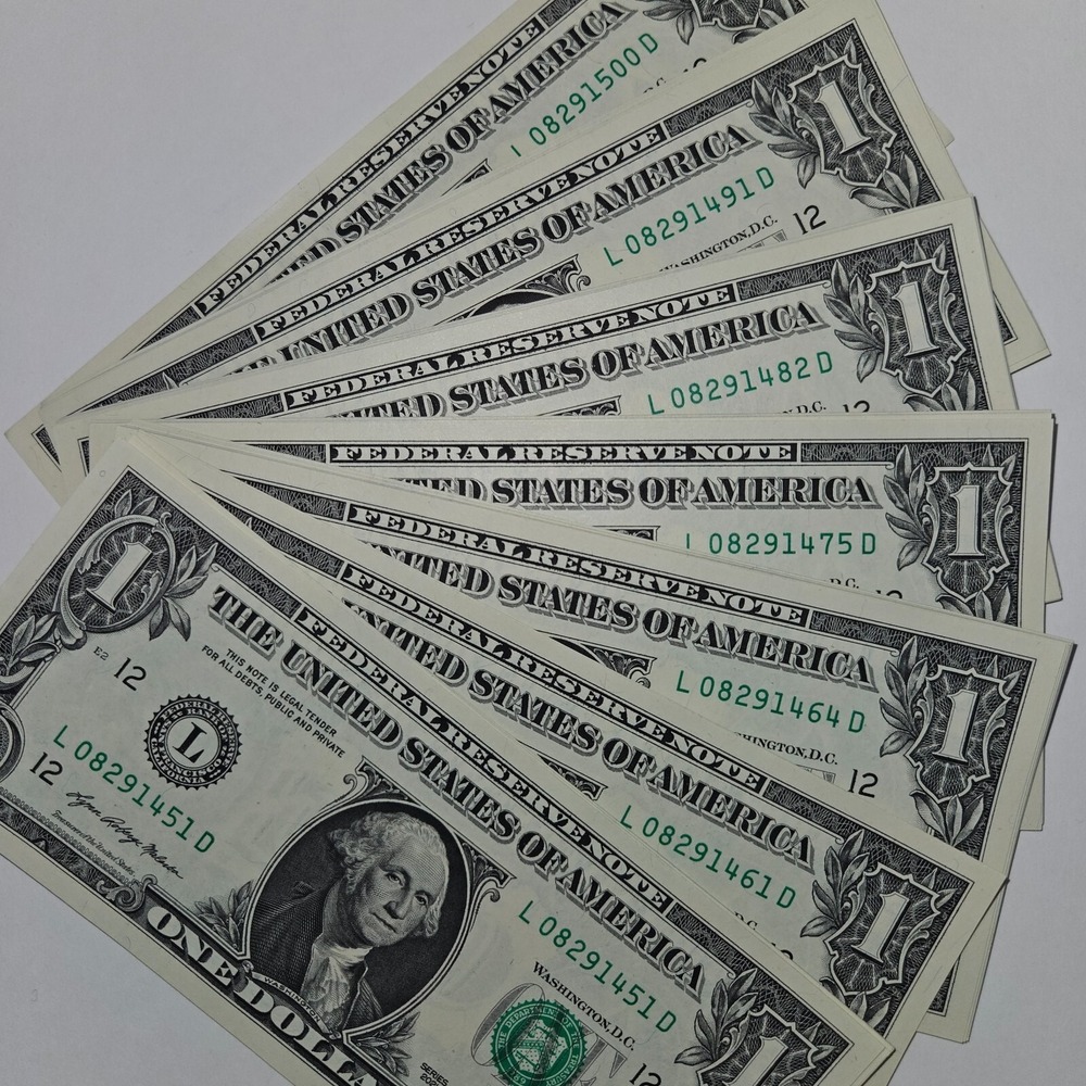 100 Dollar Bills Uncirculated Sequential (01-00) W/ SLEEVES Series 2021 (B201) - Picture 3 of 4